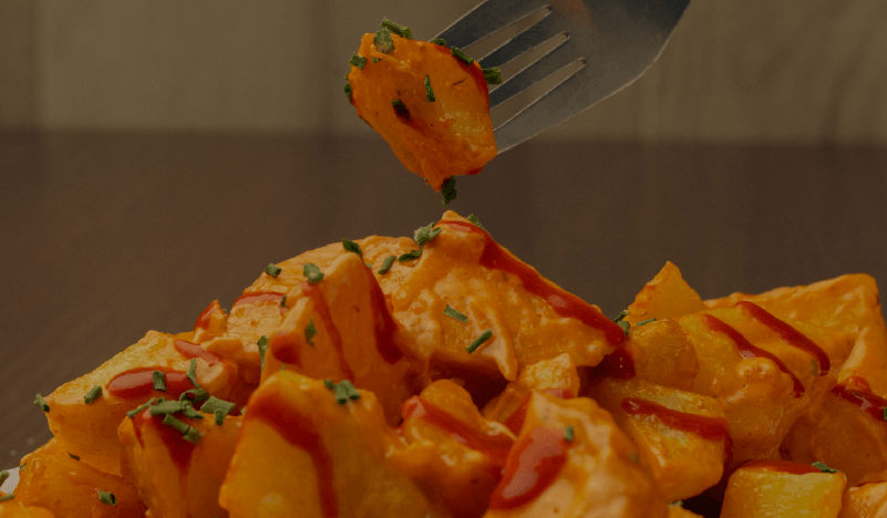 Patatas con salsa de Mi Bella Lola